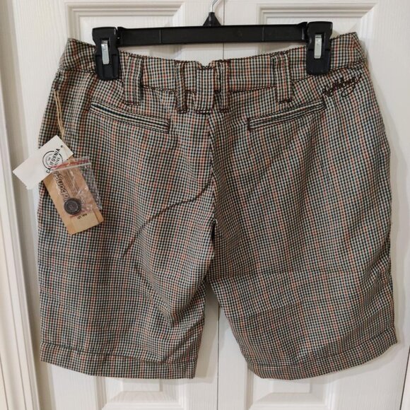 Billabong Juniors Plaid Bermuda Shorts NWT Size 3 - Picture 2 of 5